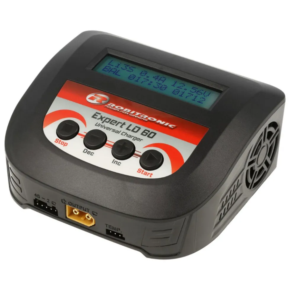 Robitronic Expert LD 60 Ladegerät LiPo 2-4s 6A 60W