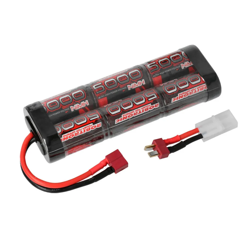 Robitronic NiMH Akku 5000mAh 7,2V Stickpack T-Stecker & Tamiya