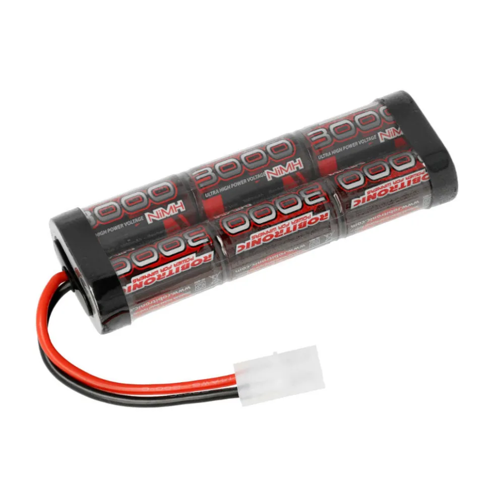 Robtronic Stickpack NiMH Akku 3000mAh 7,2V Tamiya-Stecker