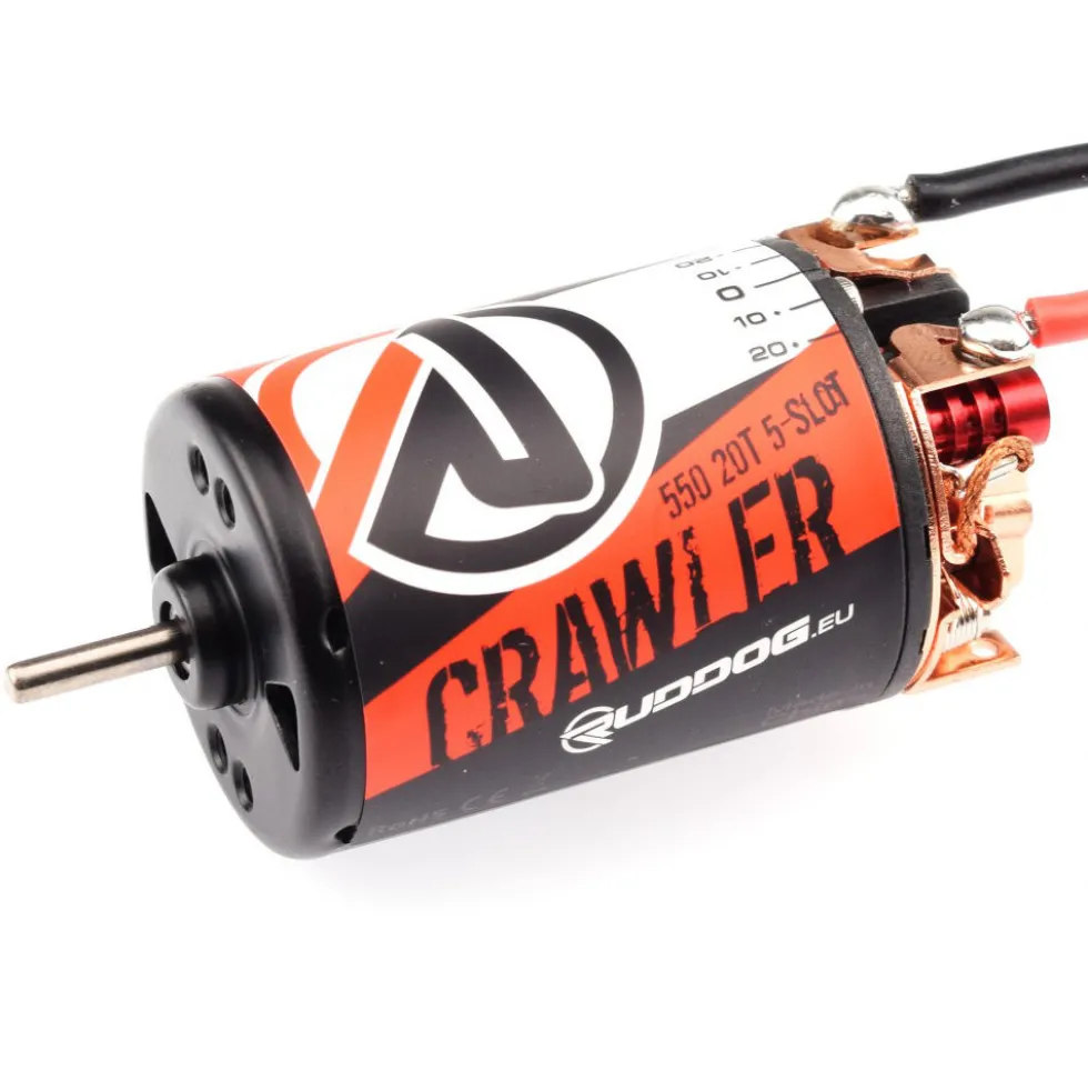 Ruddog Elektromotor Crawler 550 20T 5-Slot Brushed