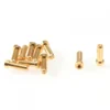 Ruddog 5mm Gold Plug Male (10)