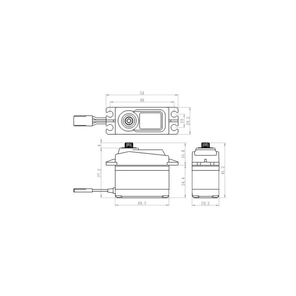 Savöx SA-1256TG+ Digital-Servo 20kg Metall / Kugelgelagert