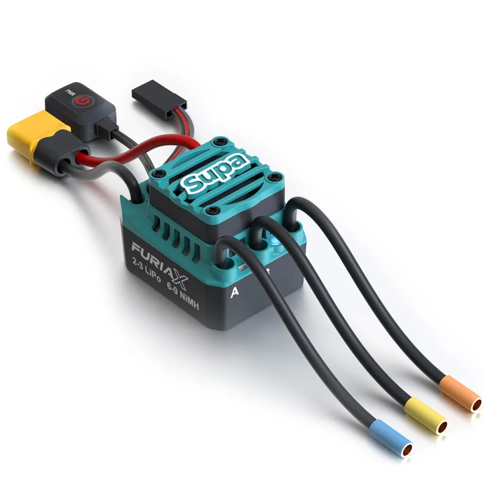SkyRC FuriaX Supa 60A 2-3S LiPo Brushless-Regler