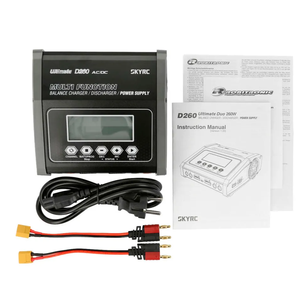 SkyRC Ladegerät D260 AC/DC LiPo 1-6s 14A 260W