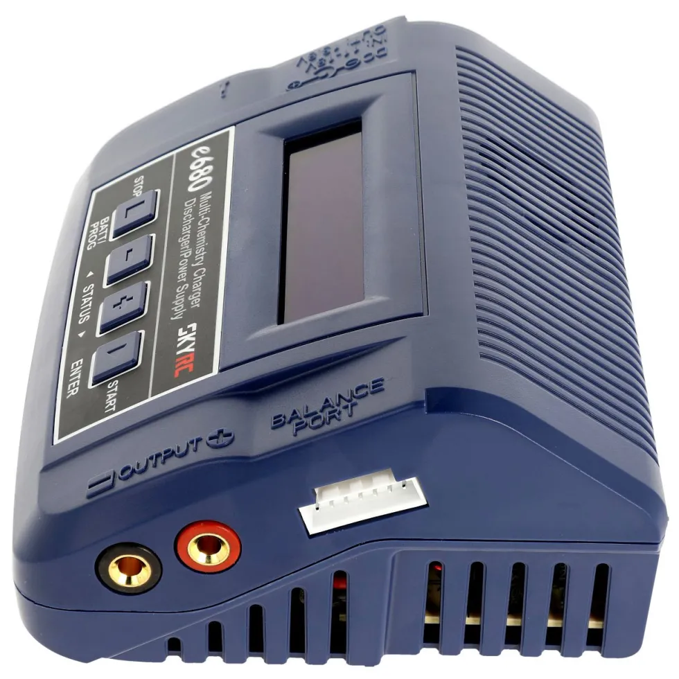 SkyRC Ladegerät e680 AC/DC LiPo 1-6s 10A 80W