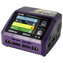 SkyRC Ladegerät Q200neo 4-Ladeausgänge LiPo 1-6S 10A 200W AC/DC