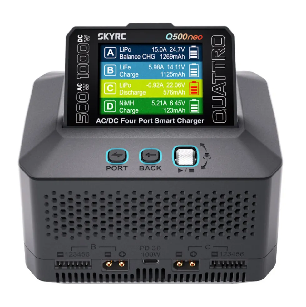 SkyRC Ladegerät Q500 Neo LiPo 15A 500W 230V