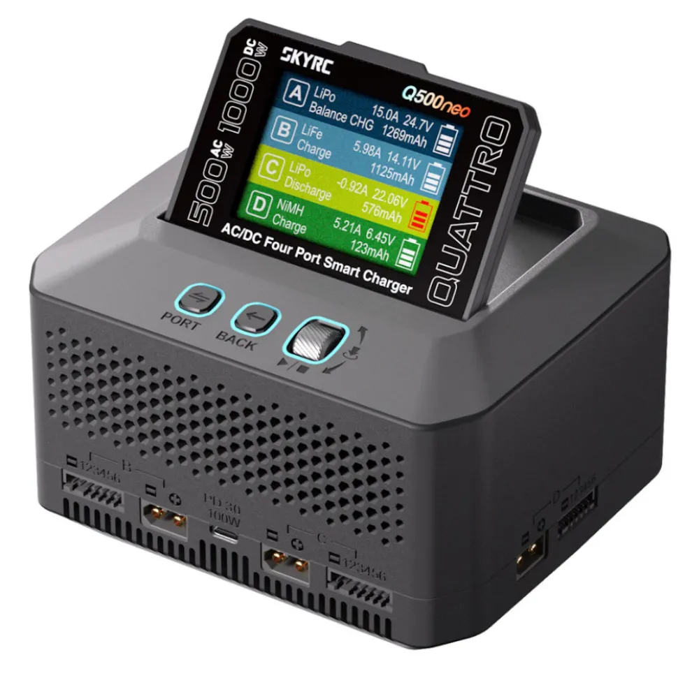SkyRC Ladegerät Q500 Neo LiPo 15A 500W 230V