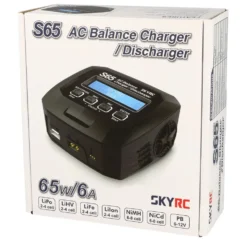 SkyRC Ladegerät S65 AC LiPo 2-4s 6A 65W / Entlade-Funktion