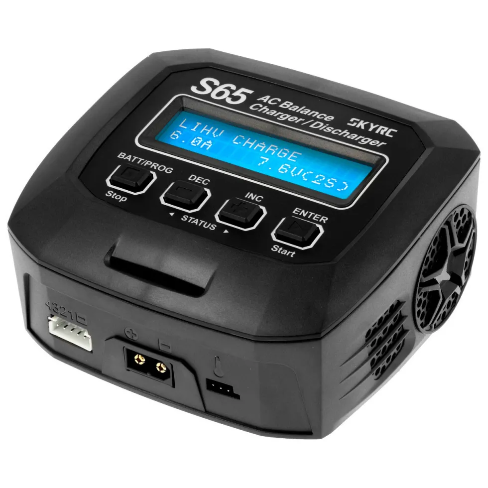 SkyRC Ladegerät S65 AC LiPo 2-4s 6A 65W / Entlade-Funktion