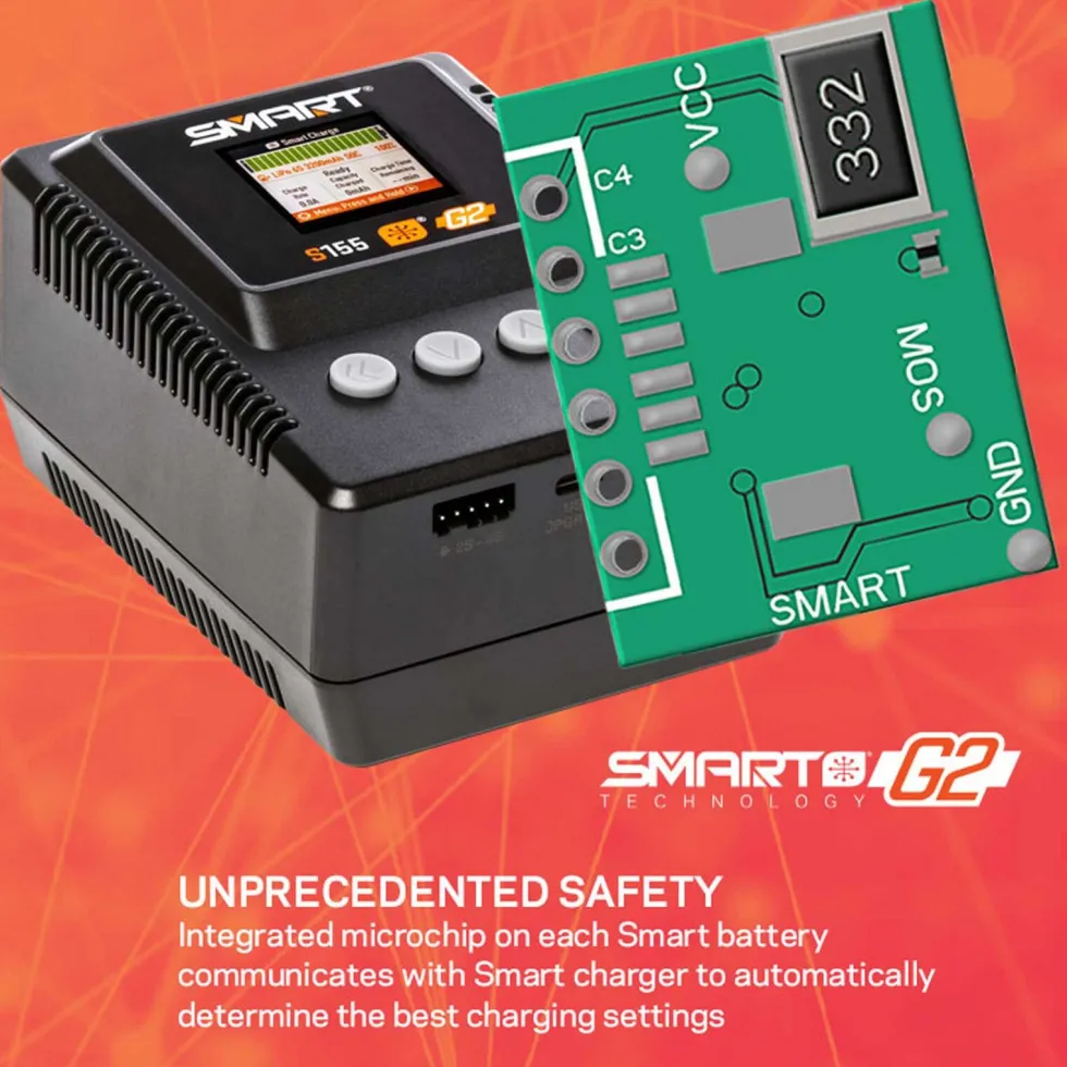 Spektrum Ladegerät Smart S155 G2 AC 55W