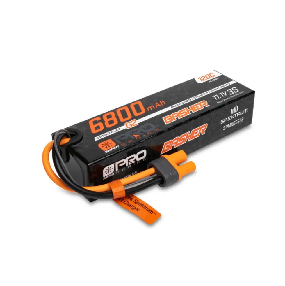 Spektrum LiPo-Akku 6800mAh 3S 11.1V Smart Pro Basher 120C IC5