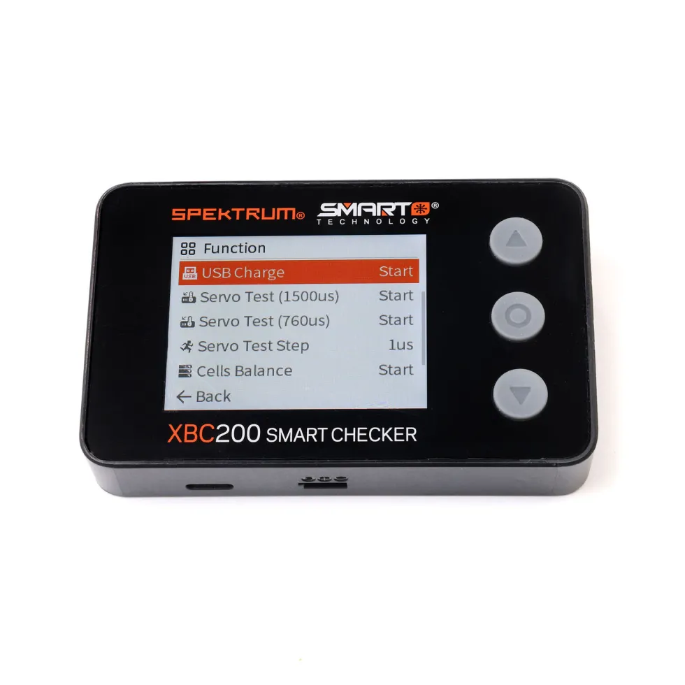 Spektrum XBC200 Smart Akku Checker & Servo Tester