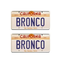 Tamico Kennzeichen "BRONCO" USA 1:10 3D 2er Set