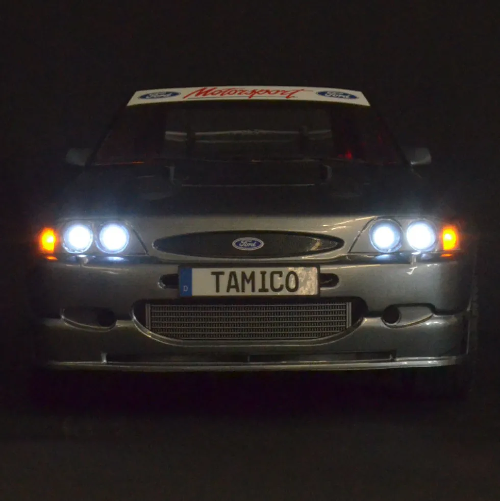Tamico Lichteinsätze (vorne&hinten) für Tamiya Ford Escort Custom 1998