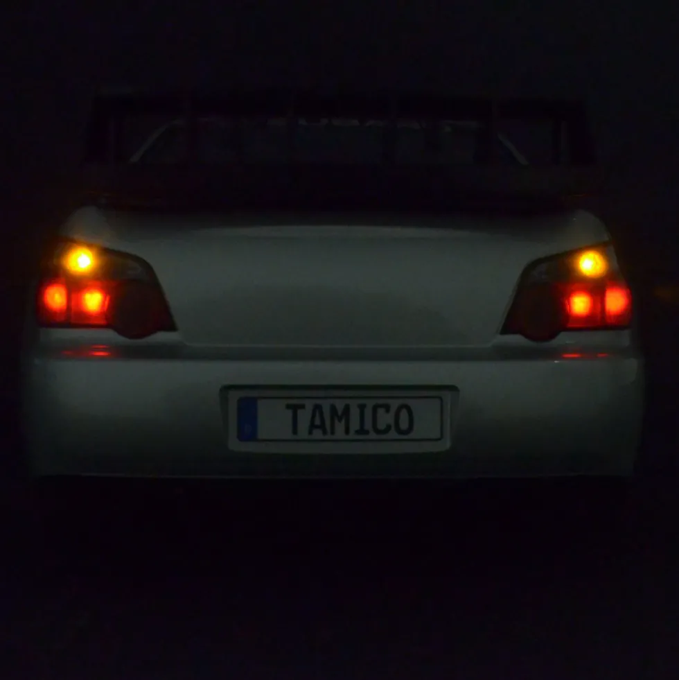 Tamico Lichteinsätze (vorne&hinten) für Tamiya Subaru Impreza WRC 2004