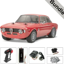 Tamiya 58486 Alfa Romeo Giulia Sprint GTA (M-06 M-Chassis) BUNDLE "Silber"