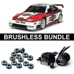 Tamiya 58606 Alfa Romeo 155 V6 TI Martini (TT-02) BRUSHLESS-BUNDLE
