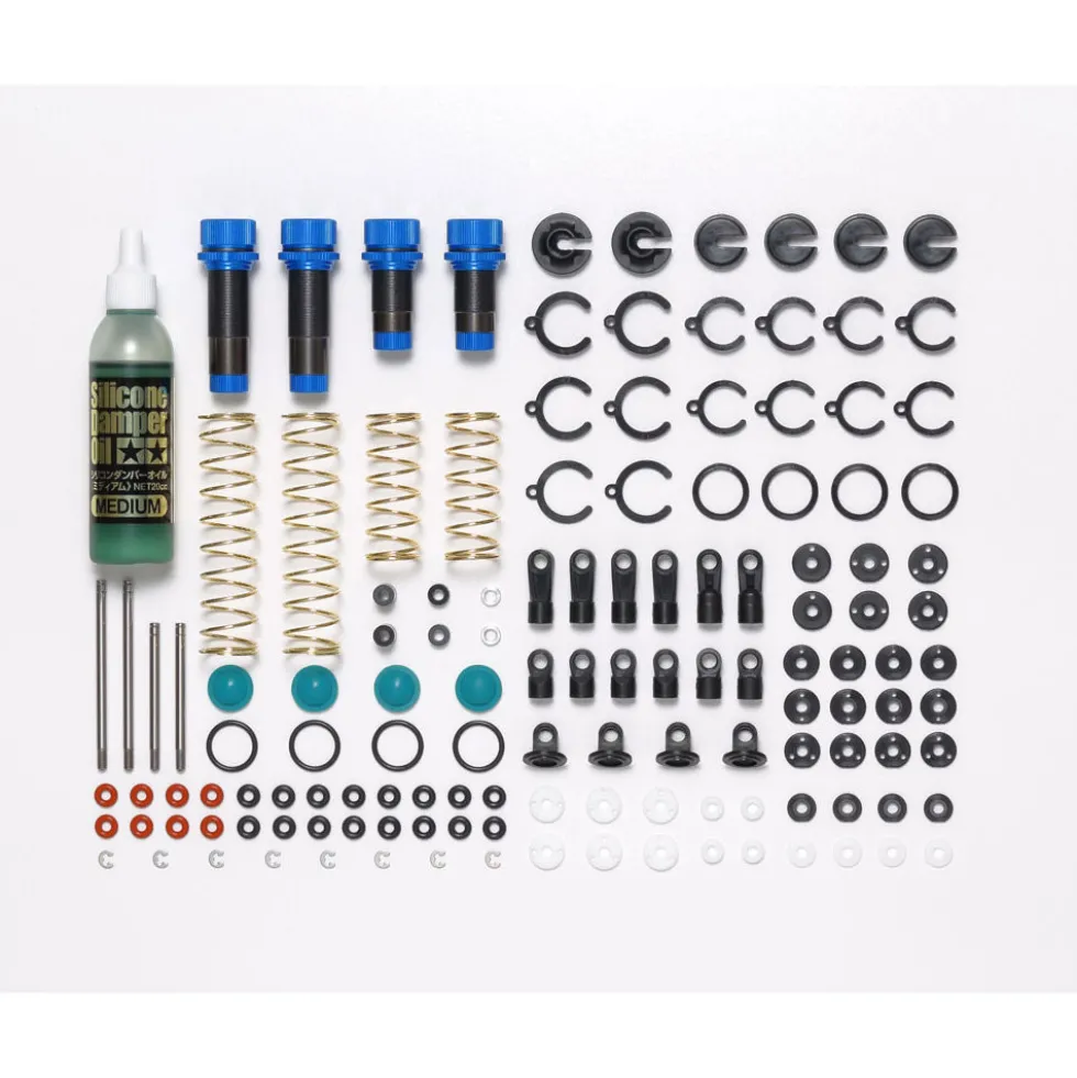 Tamiya 54993 Alu Buggy Öldämpfer-Set (2+2) TT-02B/DF-03