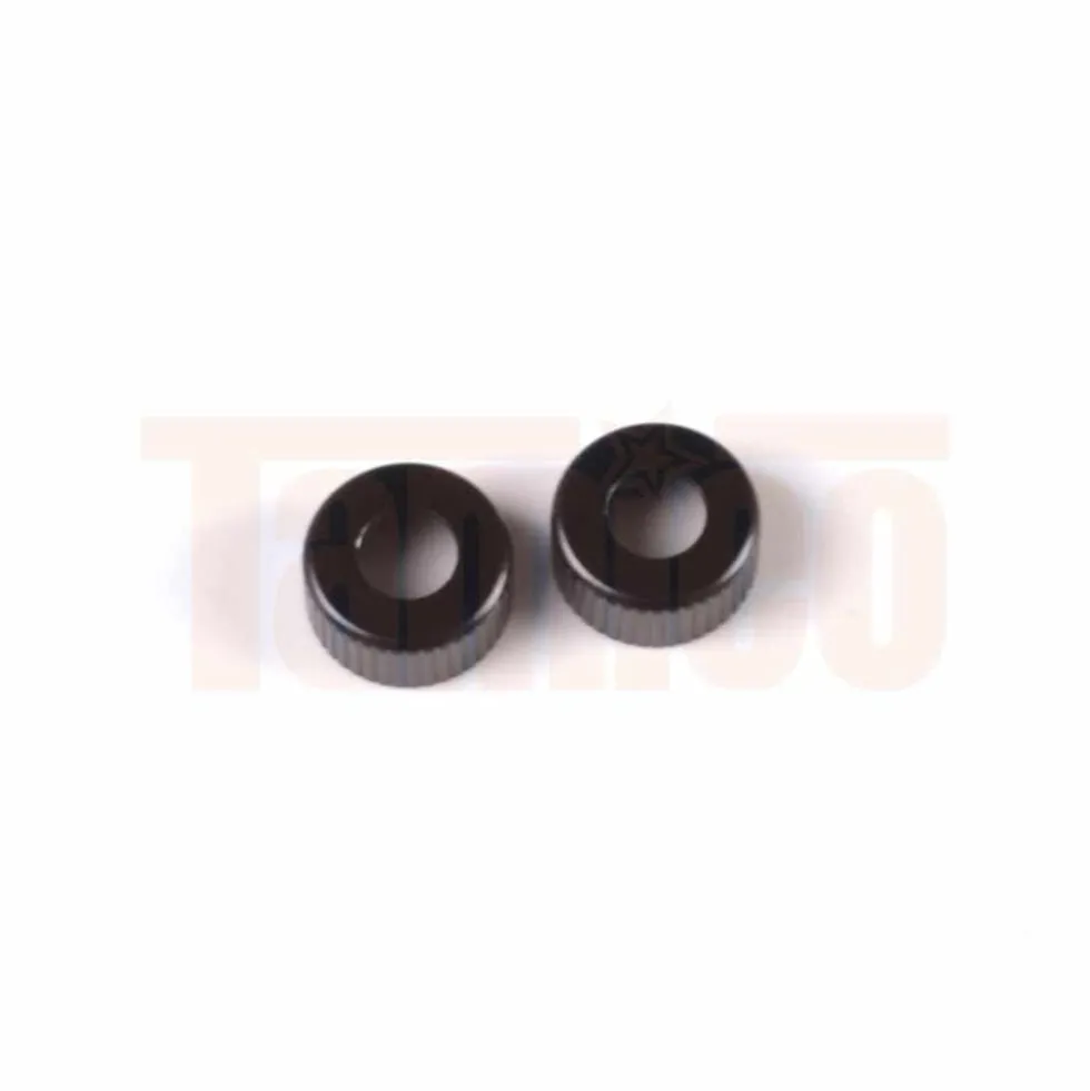 Tamiya 19804736 Alu Dämpferkappen unten schwarz (2) für BigBore 54504