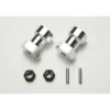 Tamiya Alu Radmitnehmer (2 Stk.) / Wheel Adapter (Frog u.a.) #53913