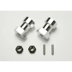 Tamiya Alu Radmitnehmer (2 Stk.) / Wheel Adapter (Frog u.a.) #53913