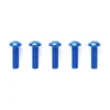 Tamiya Alu Rundkopf-Schraube 3x10mm (blau, 5 Stk.) #53767