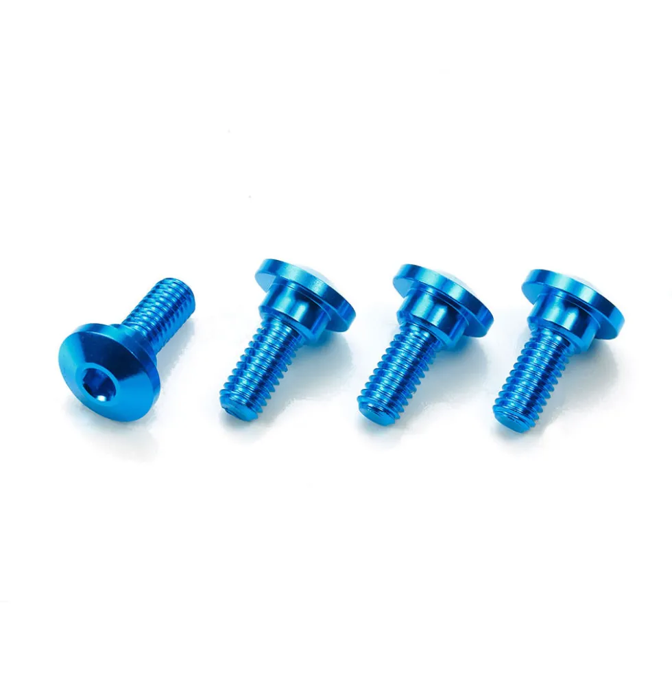 Tamiya 54862 Alu Schrauben 3x8mm blau (4) für Servomontage
