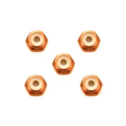 Tamiya 95556 Alu Sicherungsmutter 2mm (5) Orange
