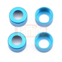 Tamiya Alu TRF Dämpferkappe oben blau (4 Stk.) #9444358