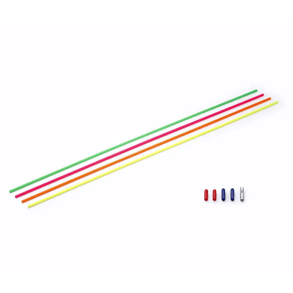 Tamiya Antennen-Röhrchen (Neon-Farben) (4 Stk.) #53132