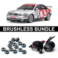 Tamiya 47414 Audi A4 Quattro Touring TT-01E BRUSHLESS-BUNDLE