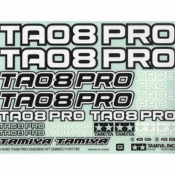 Tamiya 11421765 Aufkleber / Decals TA08 Pro
