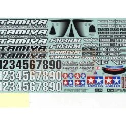 Tamiya Aufkleber F103 Karosserie Type C (84070) #19498041