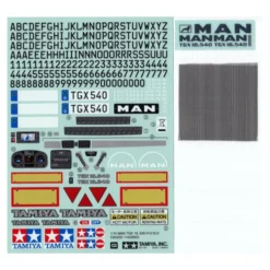 Tamiya Aufkleber MAN TGX 18.540 (56329) #19495693