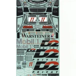 Tamiya 19494222 Aufkleber Mercedes Benz CLK-GTR (47437)