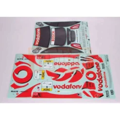 Tamiya Aufkleber Mercedes-Benz CLK Vodafone #9804169