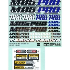 Tamiya Aufkleber M-05 Pro (58443 / 84131) #1420402