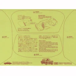 Tamiya 19490114 Aufkleber/Sticker Alfa Romeo Giulia Club RS