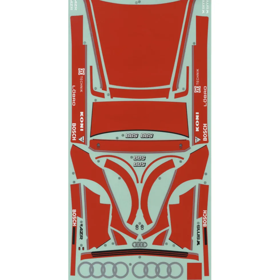 Tamiya 19494229 Aufkleber / Sticker Audi V8 1992 (58699)