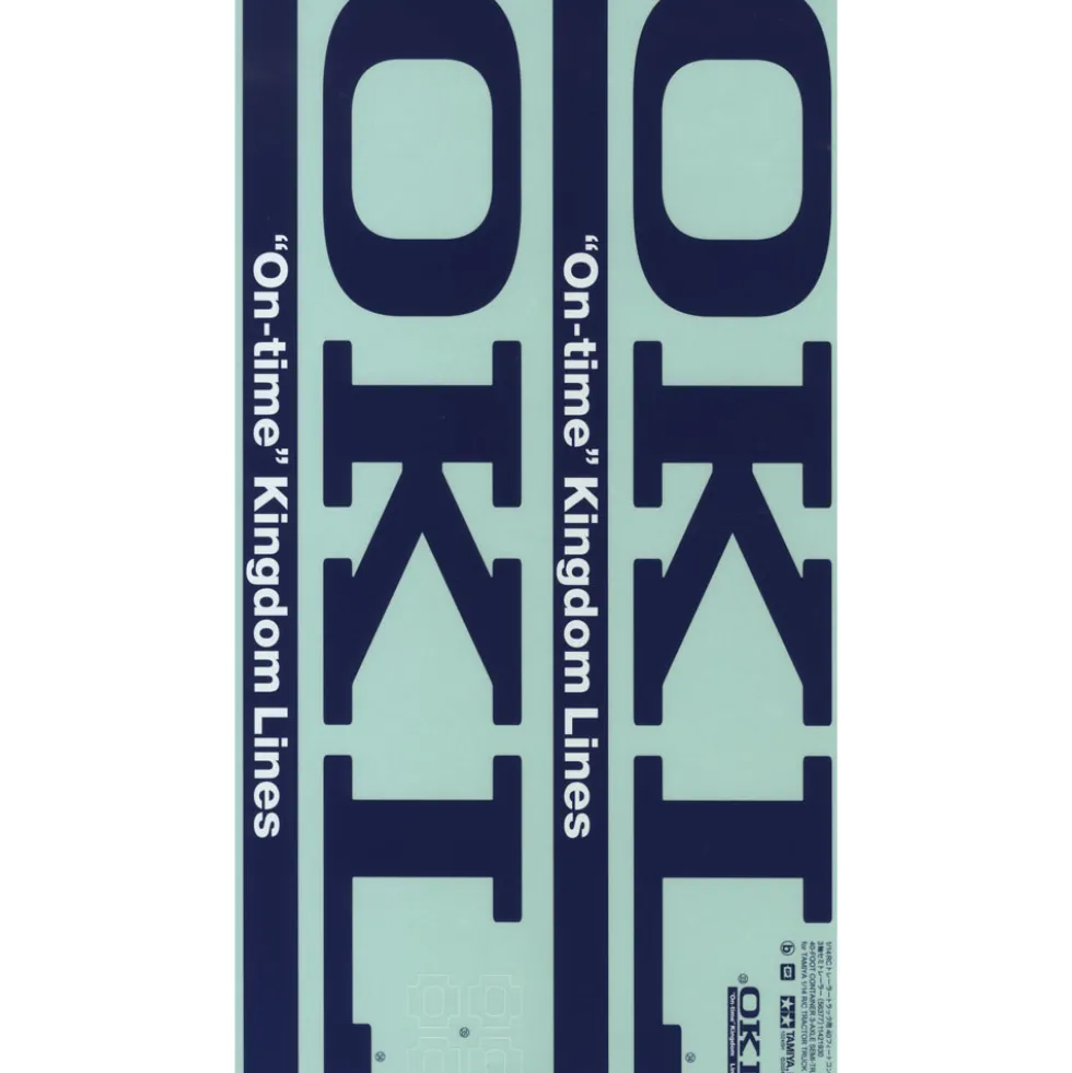 Tamiya 19490153 Aufkleber / Sticker Containerauflieger OKL
