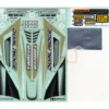 Tamiya 19495912 Aufkleber / Sticker Dual Ridge Black Metallic