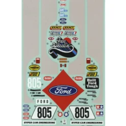 Tamiya 19490176 Aufkleber / Sticker Ford F-150 Ranger 58759