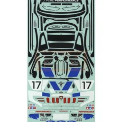 Tamiya 19495955 Aufkleber / Sticker Ford Mustang GT4