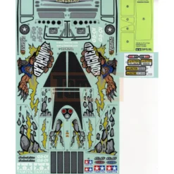 Tamiya 19495911 Aufkleber / Sticker Konghead 6x6 (58646)