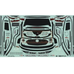 Tamiya 19495971 Aufkleber / Sticker Mazda 3
