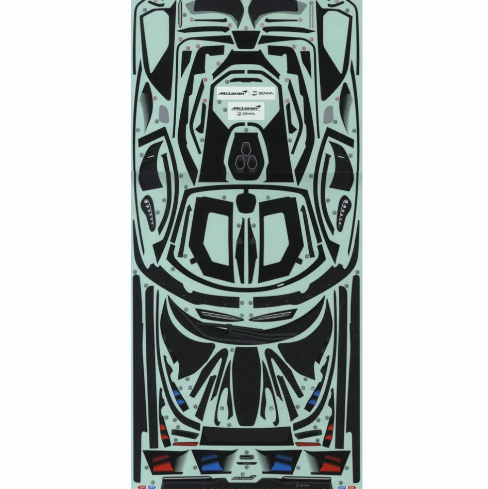 Tamiya 19490073 Aufkleber / Sticker McLaren Senna