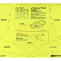 Tamiya 19495777 Aufkleber / Sticker Subaru XV