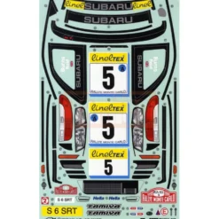 Tamiya 19495879 Aufkleber / Sticker Subaru Impreza Monte-Carlo '99
