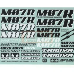 Tamiya 11428328 Aufkleber / Sticker TA-07R